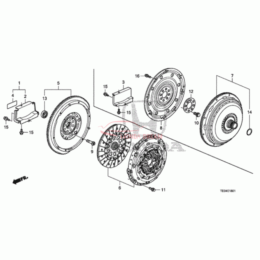 Шарикопідшипник (91006-PGE-008) - 1