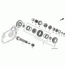 Bearning, Ball (91006-PHR-003)