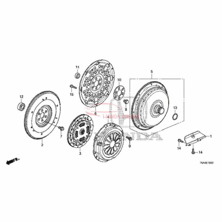 Шарикопідшипник (91006-PWA-008) - 1