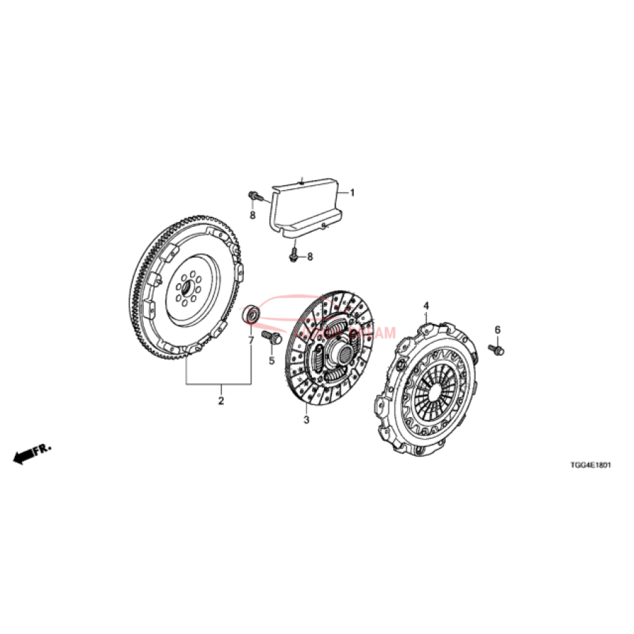 Шарикопідшипник (91006-RK2-003) - 2