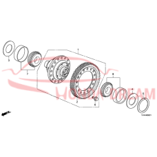 Шарикопідшипник (91006-RK6-003) - 4