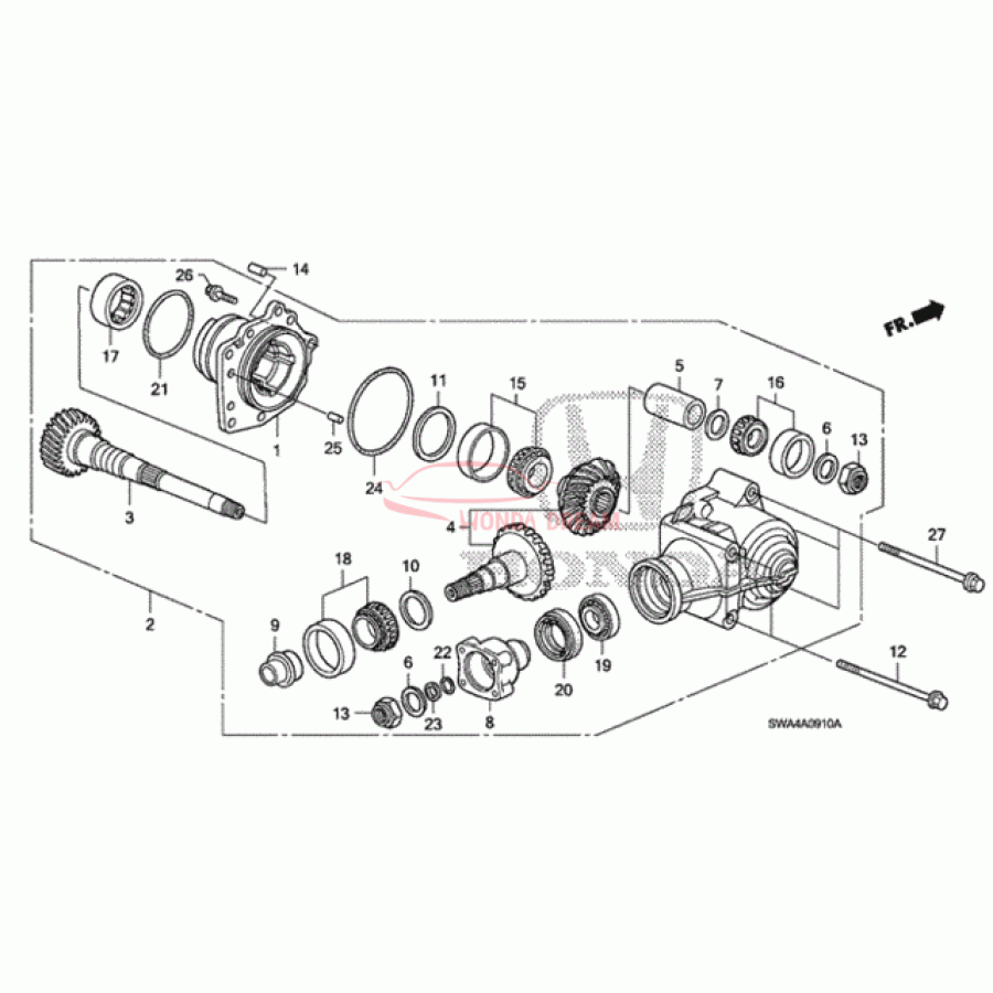 Bearning, Ball (91006-RXH-003) - 1