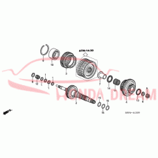 Шарикопідшипник (91007-RDK-003) - 4