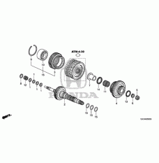 Шарикопідшипник (91007-RJF-T01)