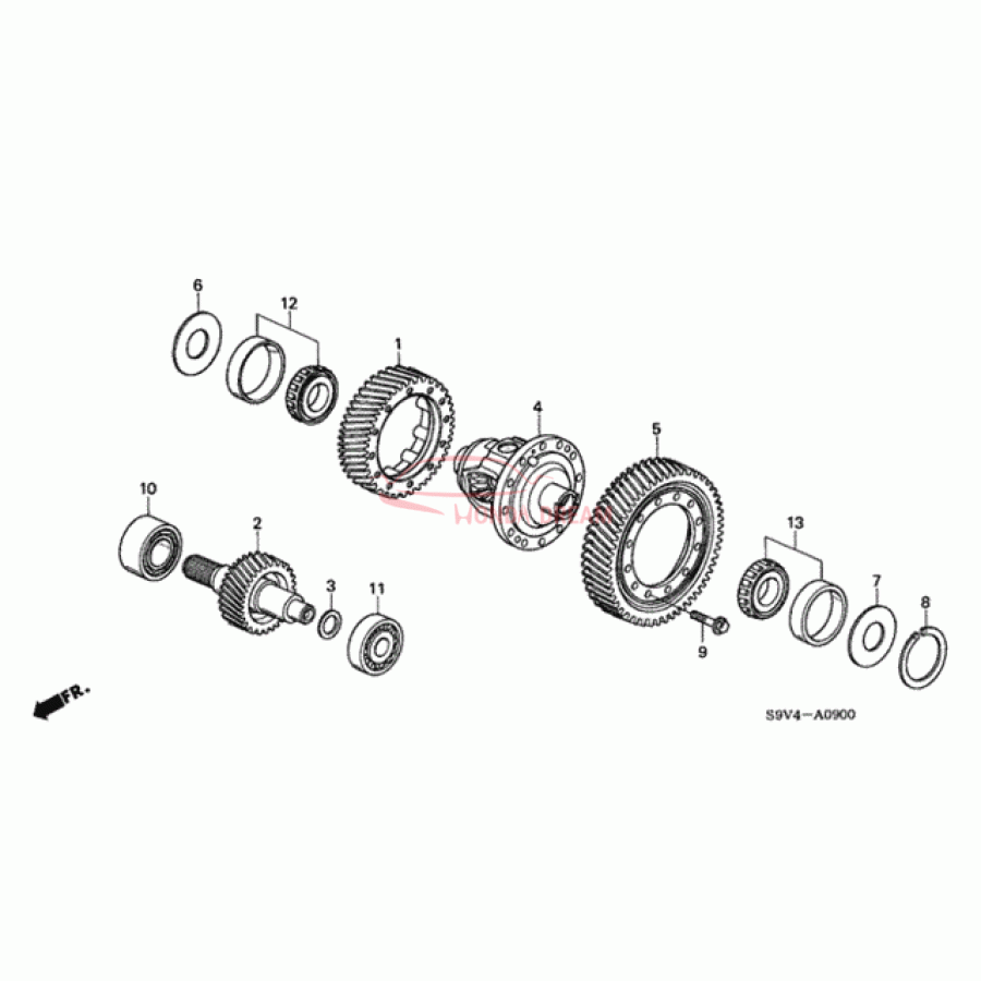 Шарикопідшипник (91008-PGV-003) - 1