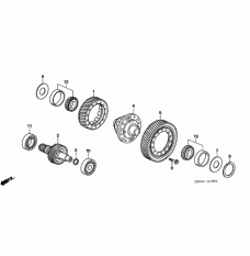 Шарикопідшипник (91008-RDK-003)