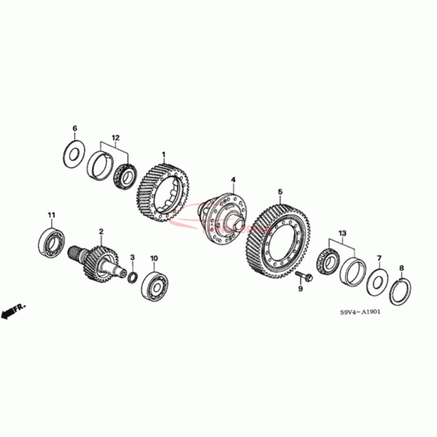 Шарикопідшипник (91008-RDK-003) - 1