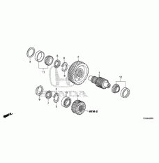 Шарикопідшипник (91008-RJ2-003)