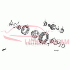 Шарикопідшипник (91008-RJF-T12) - 4