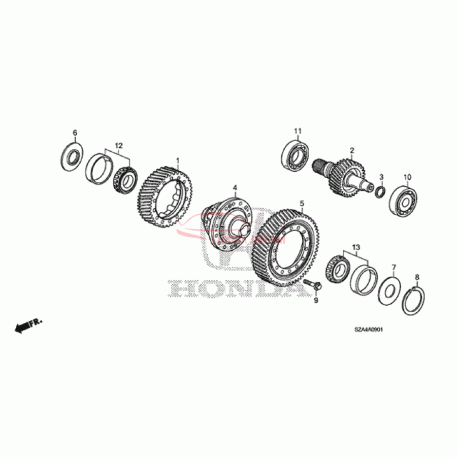 Шарикопідшипник (91008-RJF-T12) - 1