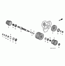 Шарикопідшипник (91009-P6H-003)