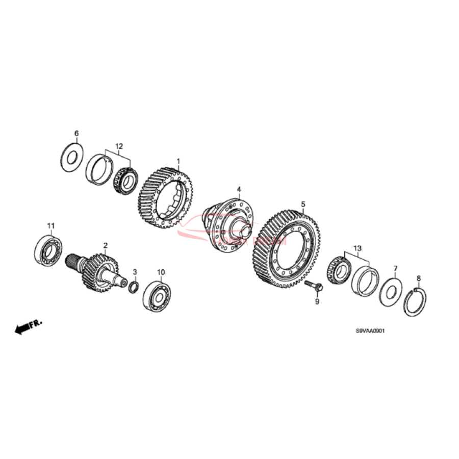 Bearning, Ball (91009-RJF-T01) - 2