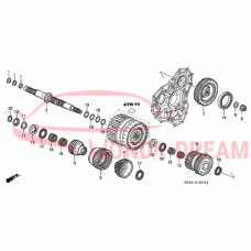 Шарикопідшипник (91011-P7W-003) - 4