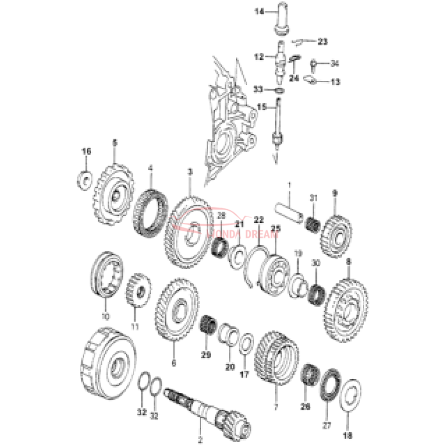 Bearning, Ball (91011-PG4-003) - 2