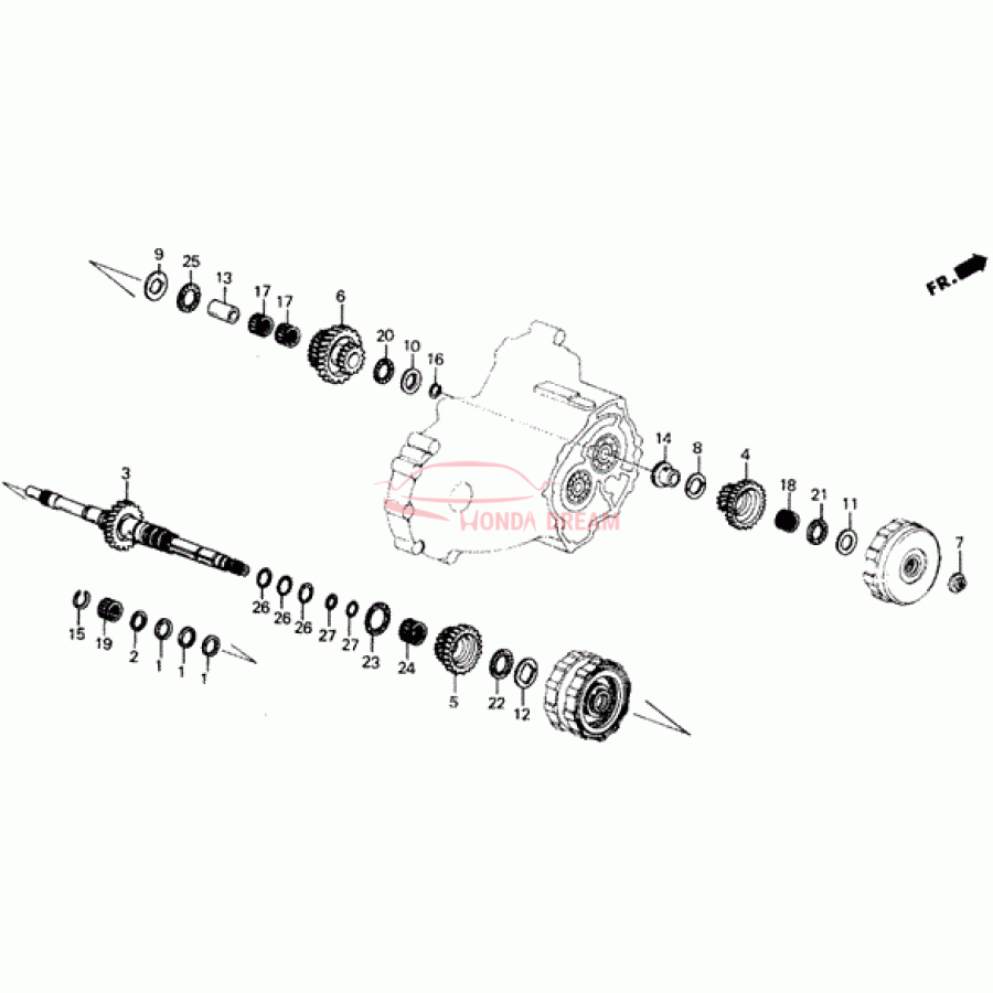 Шарикопідшипник (91012-PN6-701) - 1