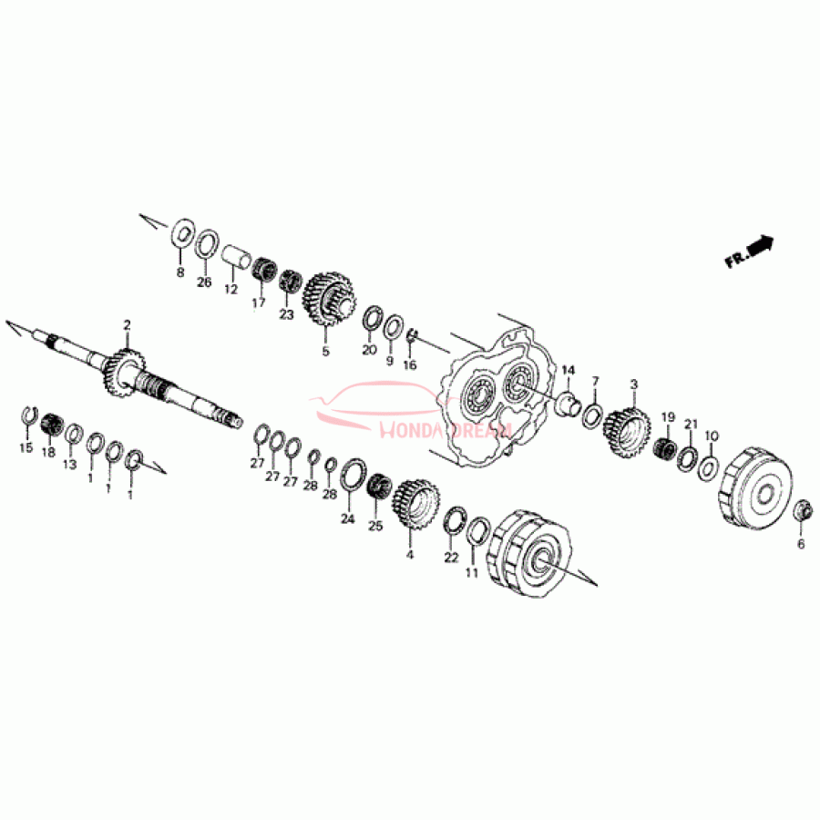 Bearning, Ball (91012-PZ4-003) - 1