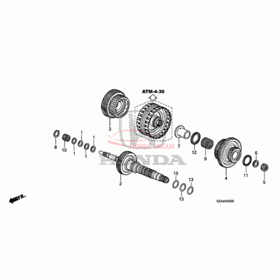 Шарикопідшипник (91016-RDK-003) - 1