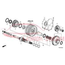 Шарикопідшипник (91016-RPC-003) - 3