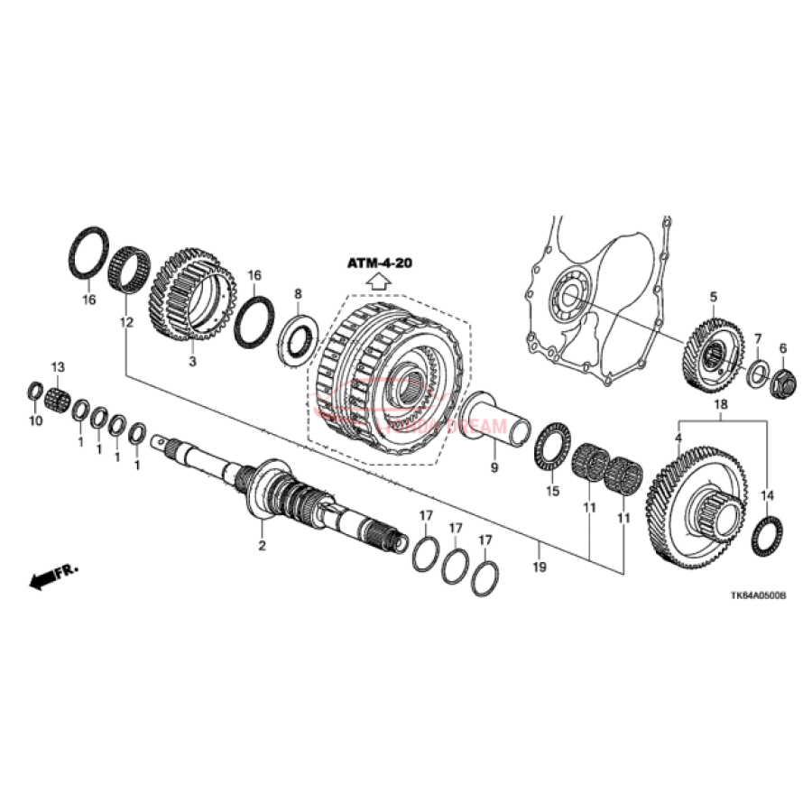 Bearning, Ball (91016-RPC-003) - 1