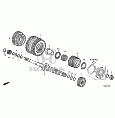 Шарикопідшипник (91017-RT4-003)