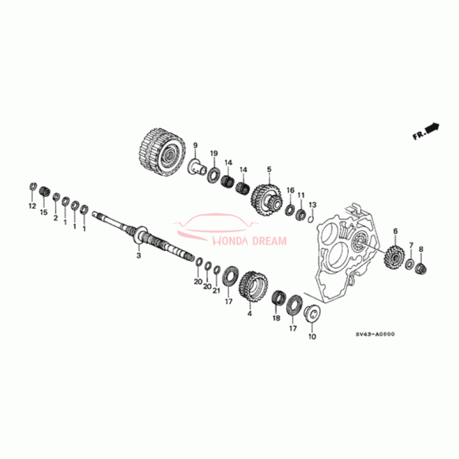 Шарикопідшипник (91018-P56-003) - 1