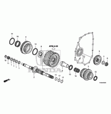 Bearning, Ball (91018-PW7-A02)