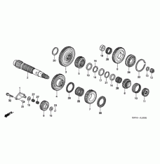 Bearning, Ball (91020-RDK-005)