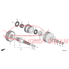 Шарикопідшипник (91022-50P-003) - 3