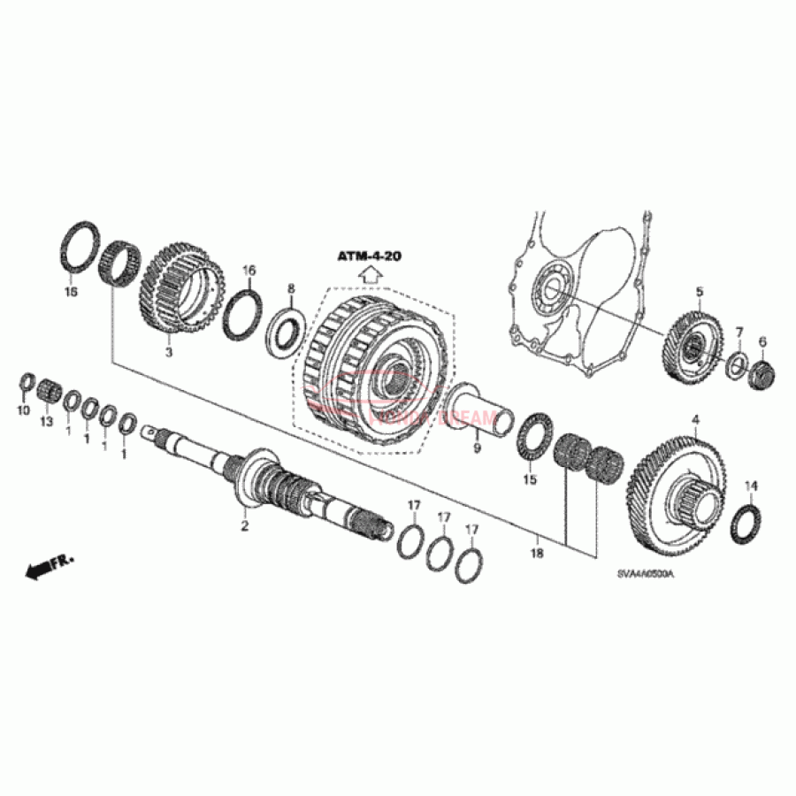 Bearning, Ball (91022-RPC-003) - 1