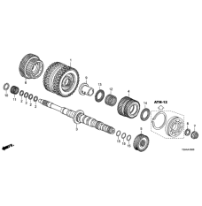 Bearning, Ball (91023-RT4-005)