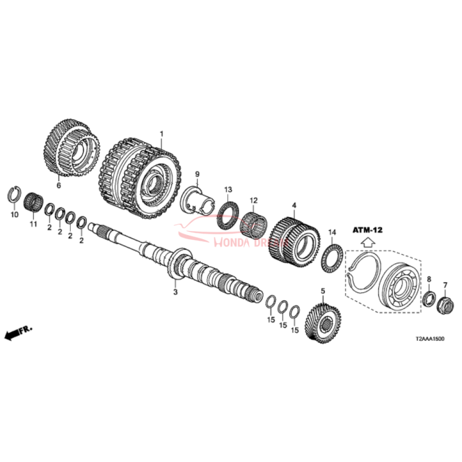 Bearning, Ball (91023-RT4-005) - 1