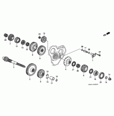 Шарикопідшипник (91024-P6H-003)