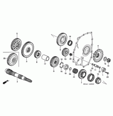 Шарикопідшипник (91024-PRP-004)