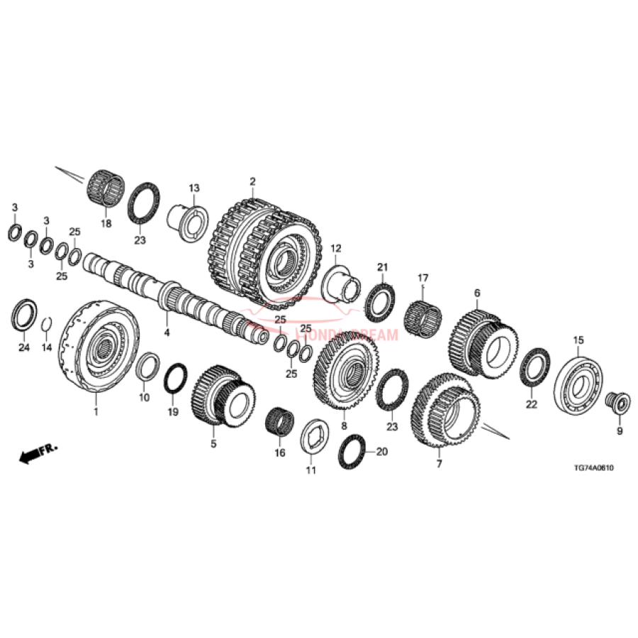 Bearning, Ball (91024-RT4-005) - 1