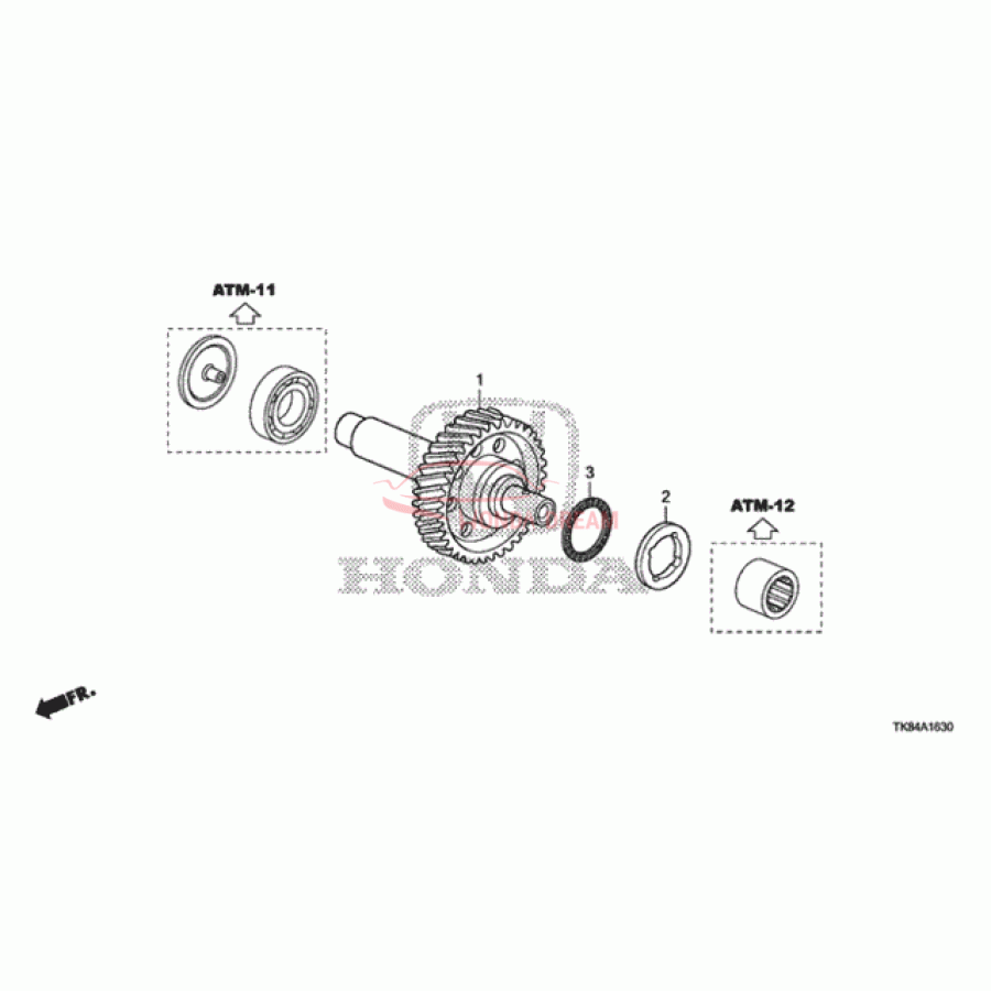 Bearning, Ball (91030-RT4-005) - 1