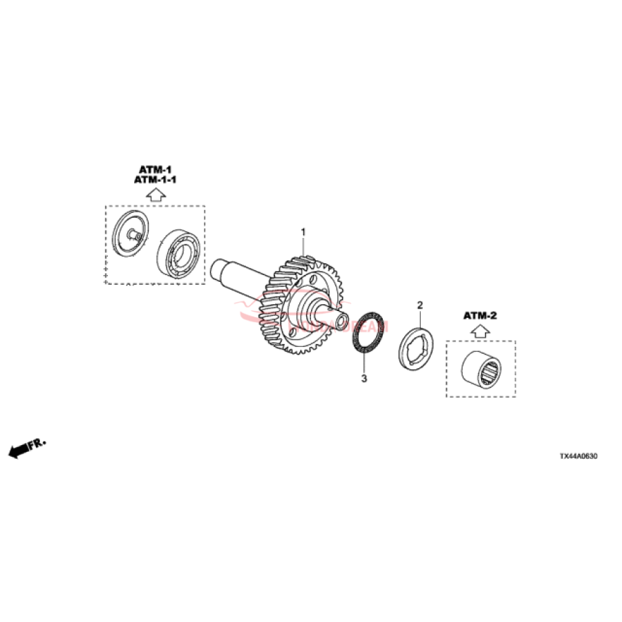 Bearning, Ball (91030-RV2-004) - 1