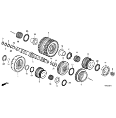 Шарикопідшипник (91039-RWE-007)