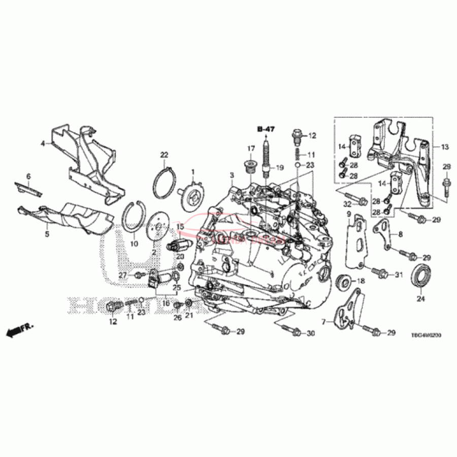 OIL SEAL,40X56X8 (91205-57A-003) - 1