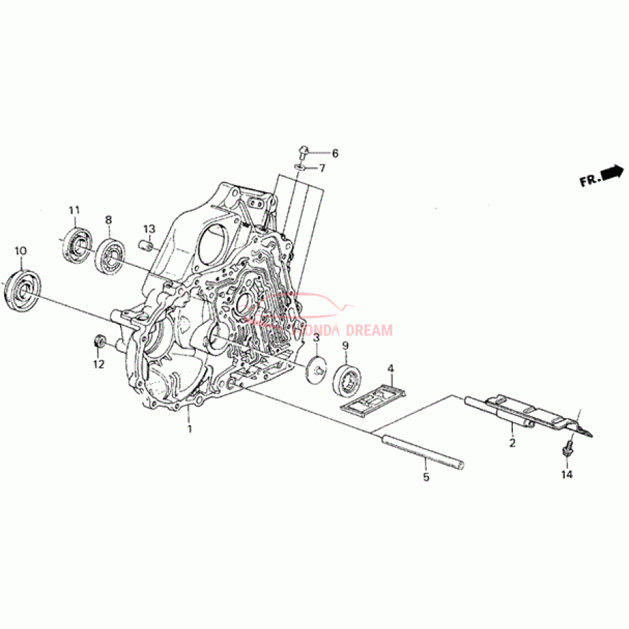 OIL SEAL,35X76X9 (91206-PC9-005) - 1