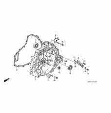 Сальник первинного валу трансмісії (91207-P4V-004)