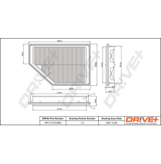 Фільтр повітряний DR!VE+ (DP1110100460)