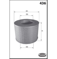 Air cleaner Mecafilter (EL3161)