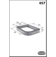 Air cleaner Mecafilter (EL3756)