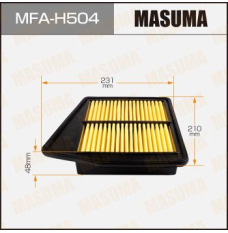 Air cleaner Masuma (MFAH504)