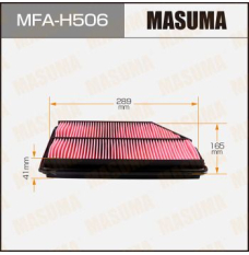 Air cleaner Masuma (MFAH506)