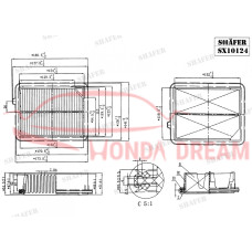 Air cleaner (SX10124) - 3