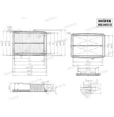 Фільтр повітряний Shafer (SX10212)