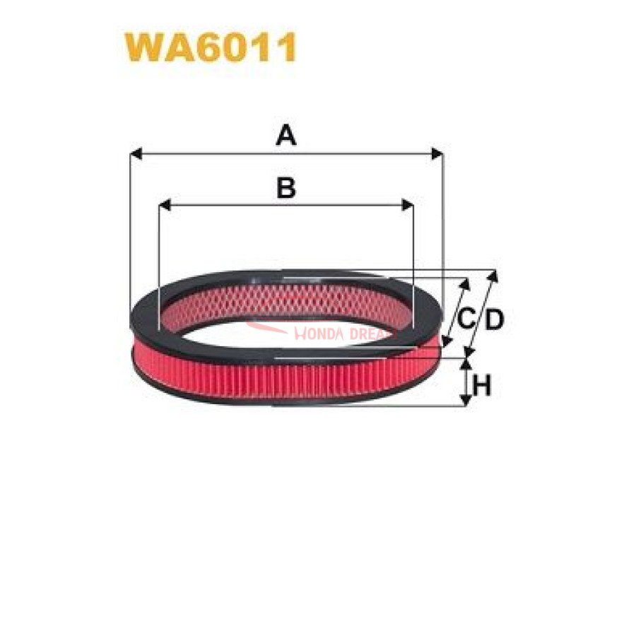Фільтр повітряний WIX (WA6011) - 1