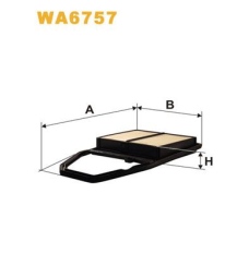 Air cleaner WIX (WA6757)