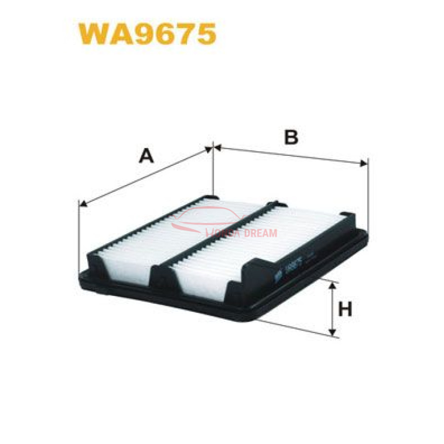 Фільтр повітряний WIX (WA9675) - 1